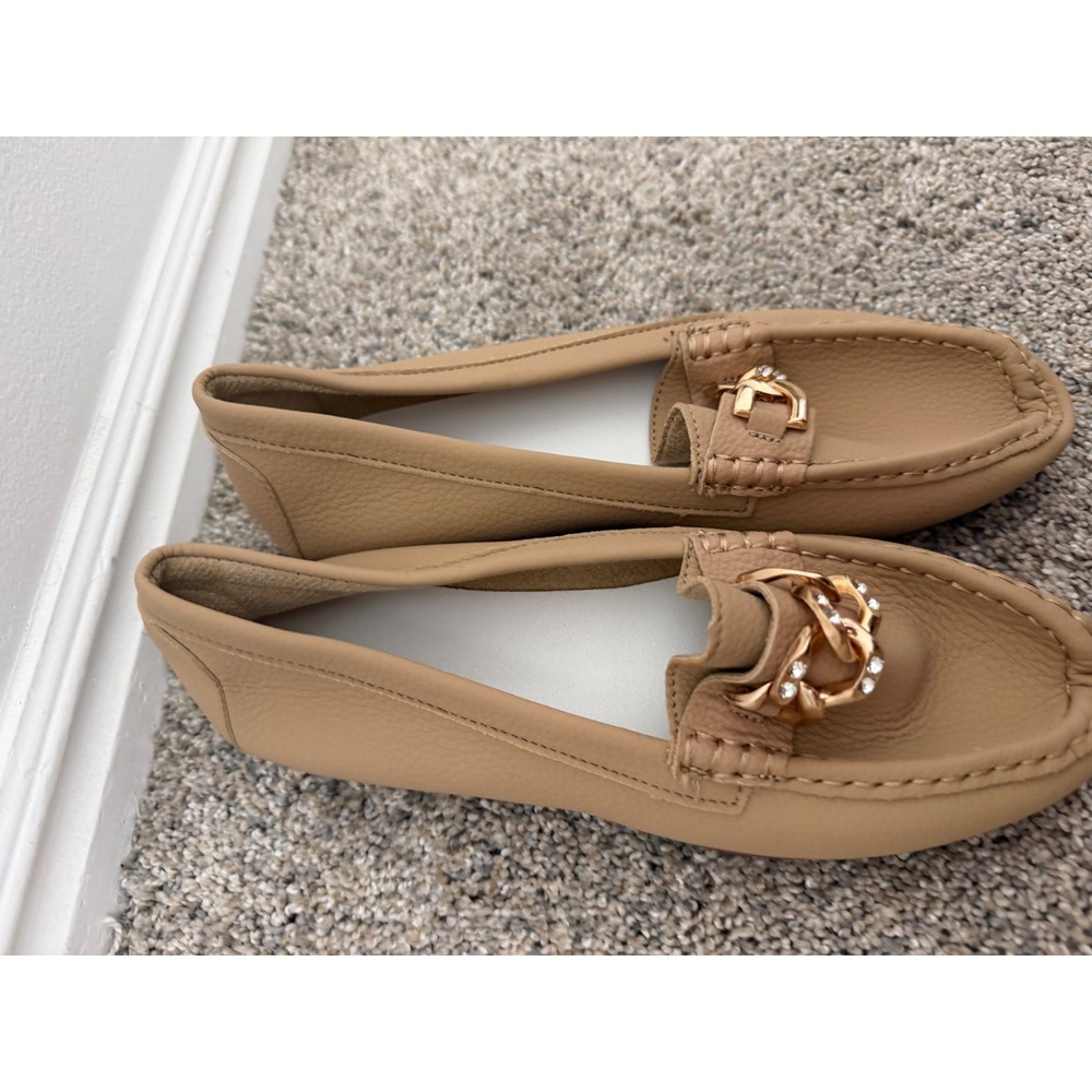 Rongen Tan Loafers – Women's Size 39 – NWOT - Picture 2 of 6